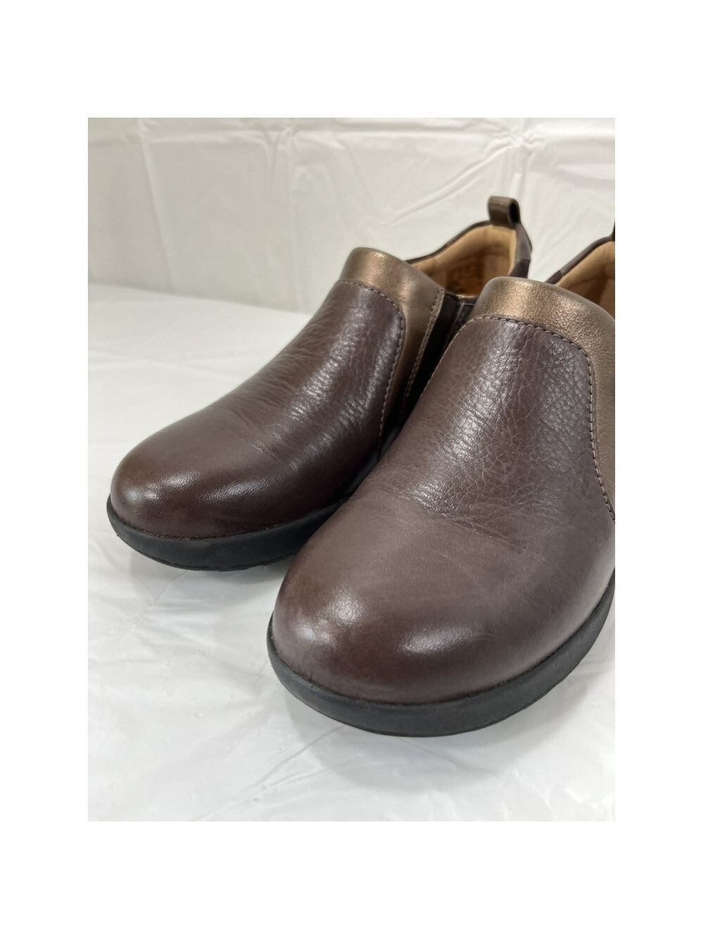 Clark’s Un Adorn Unstructured Brown Shoes Sz 7 N Brown Copper - Picture 11 of 16